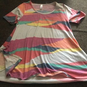 LuLaRoe colorful Perfect T